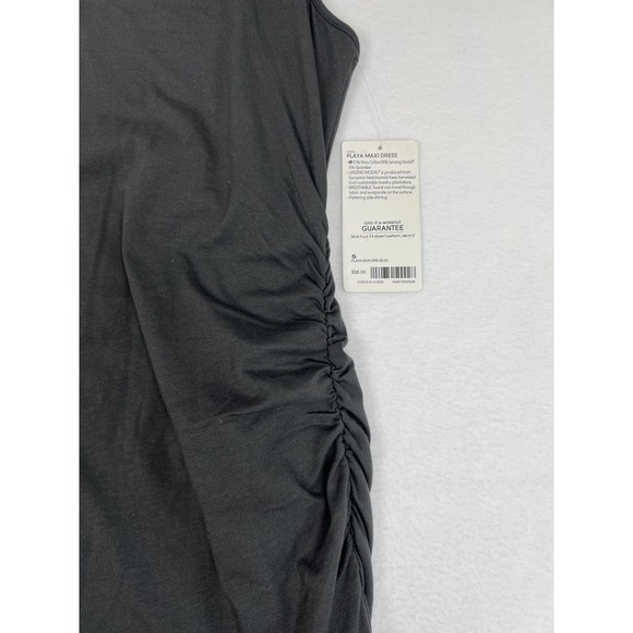 Athleta Playa Maxi Dress in Charcoal Gray/Black Size S NWT - Picture 6 of 7